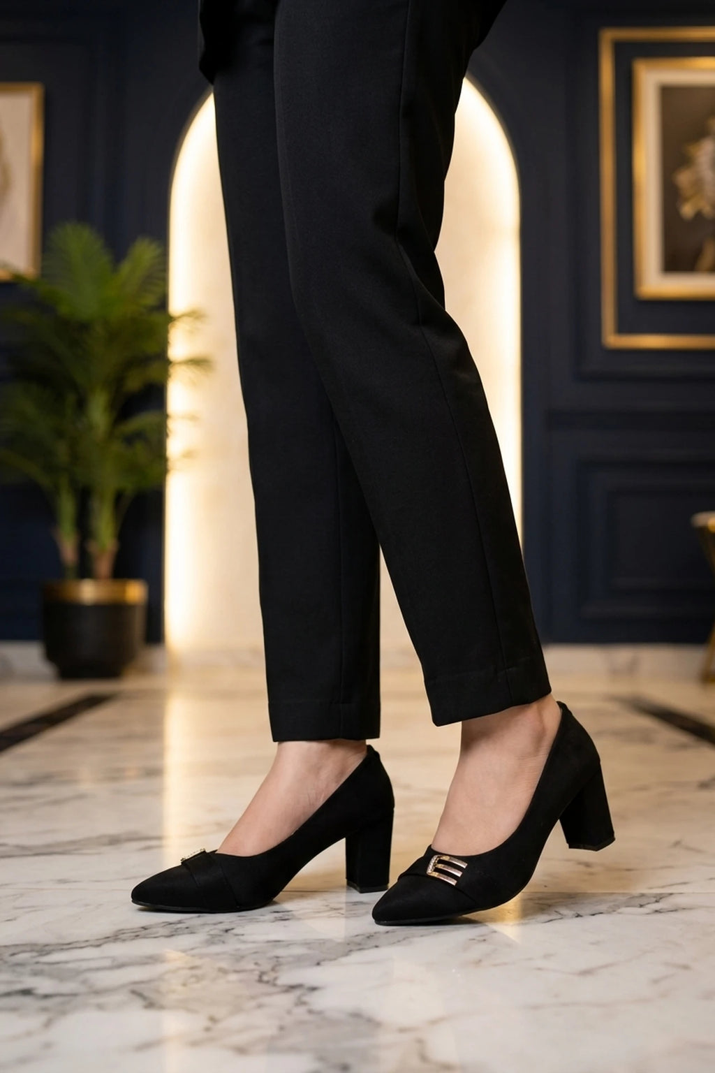 Casual Court Shoes Black 0450130