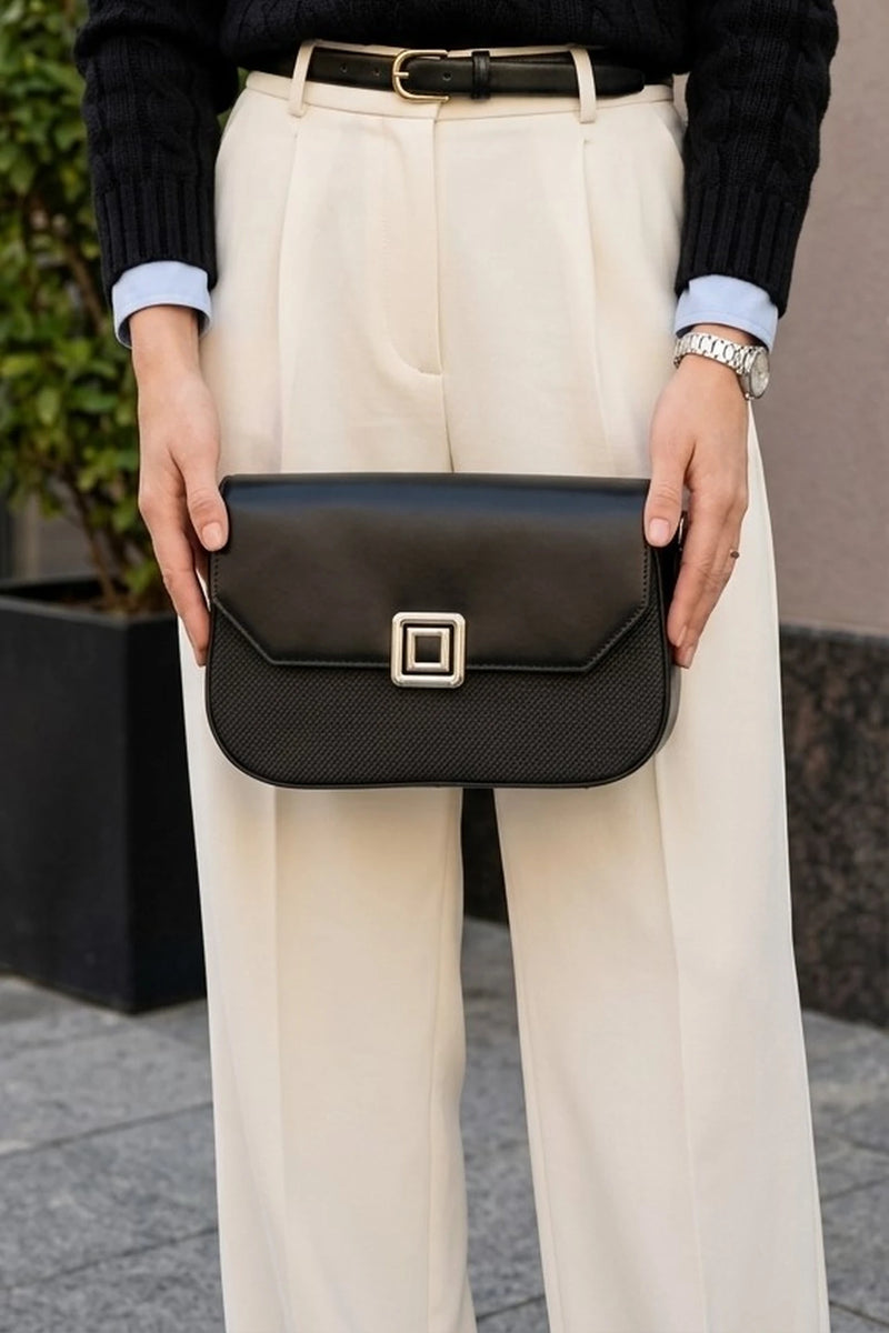 Casual Hand Bag Black 0322296