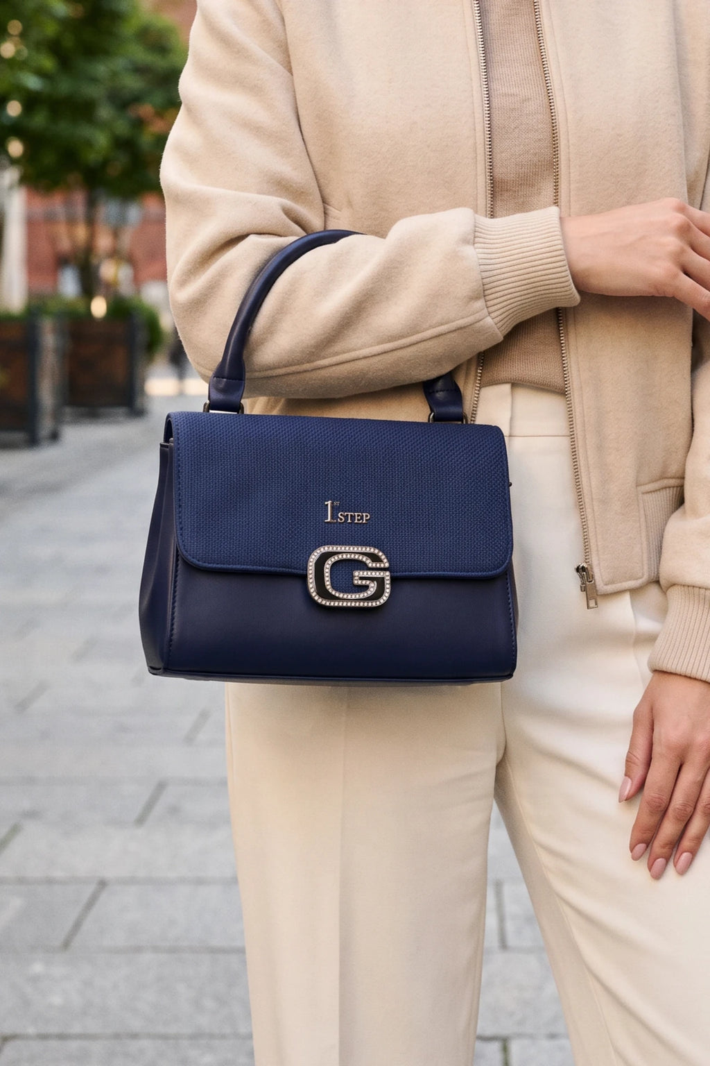 Casual Hand Bag Blue 0322184