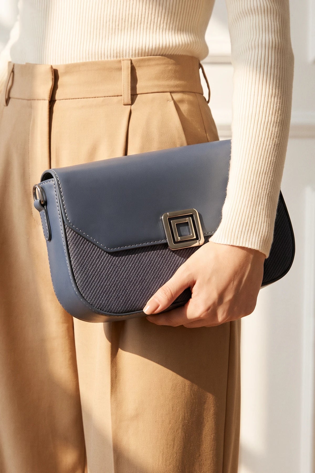 Casual Hand Bag Blue 0322296