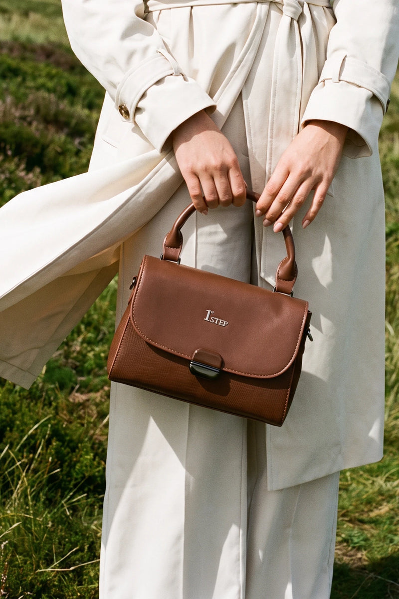Casual Hand Bag Brown 0322185