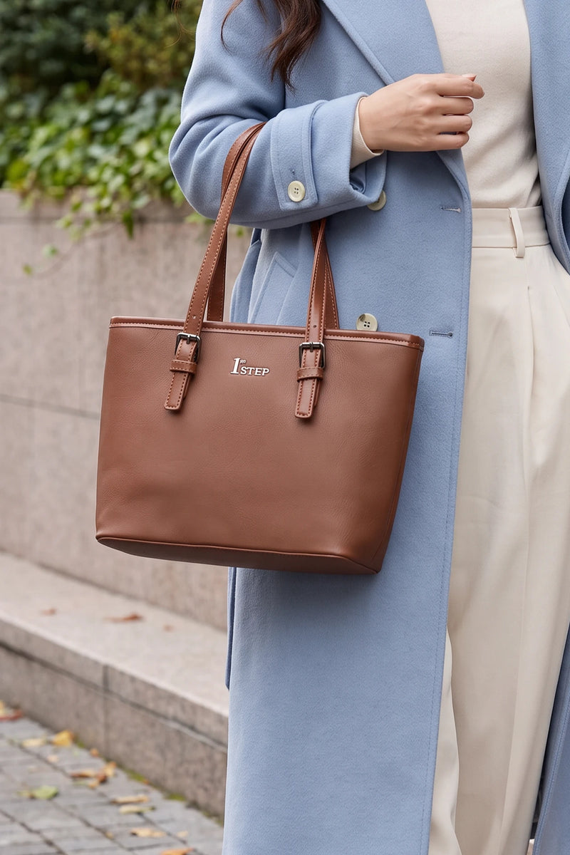Casual Hand Bag Brown 0322300