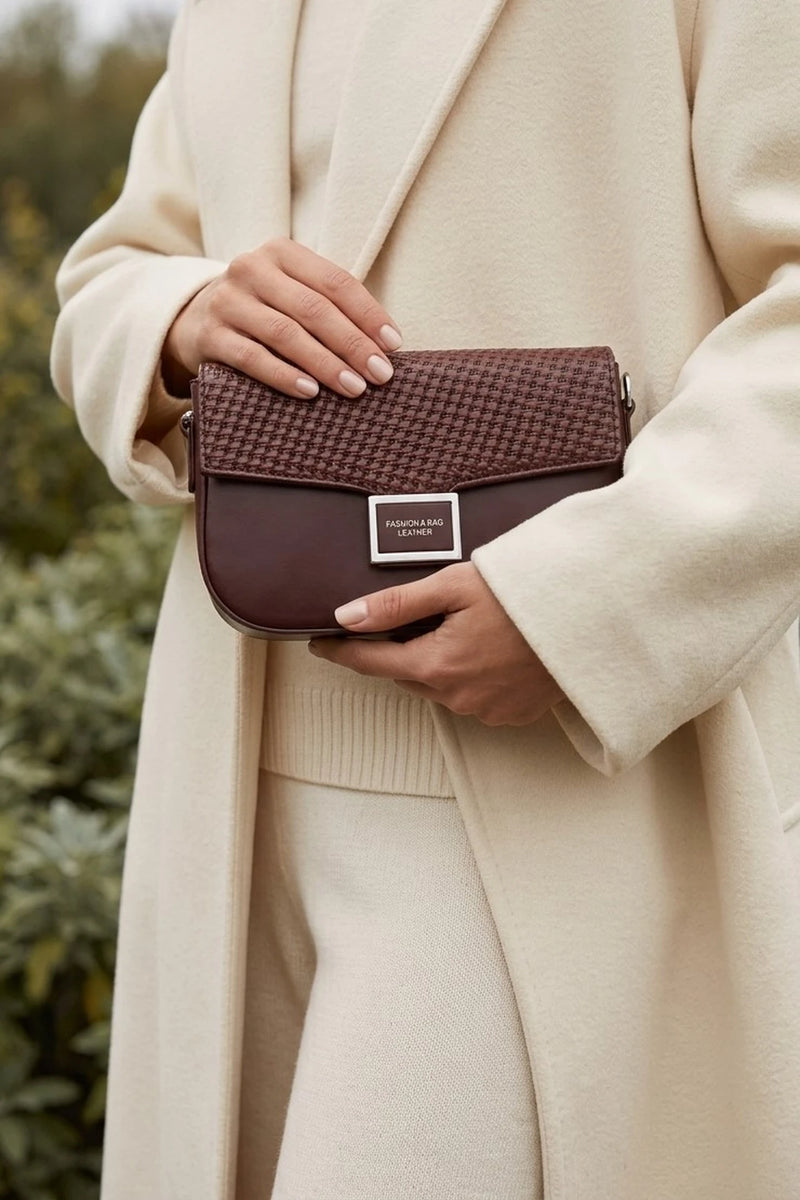 Casual Hand Bag Dark Brown 0322295