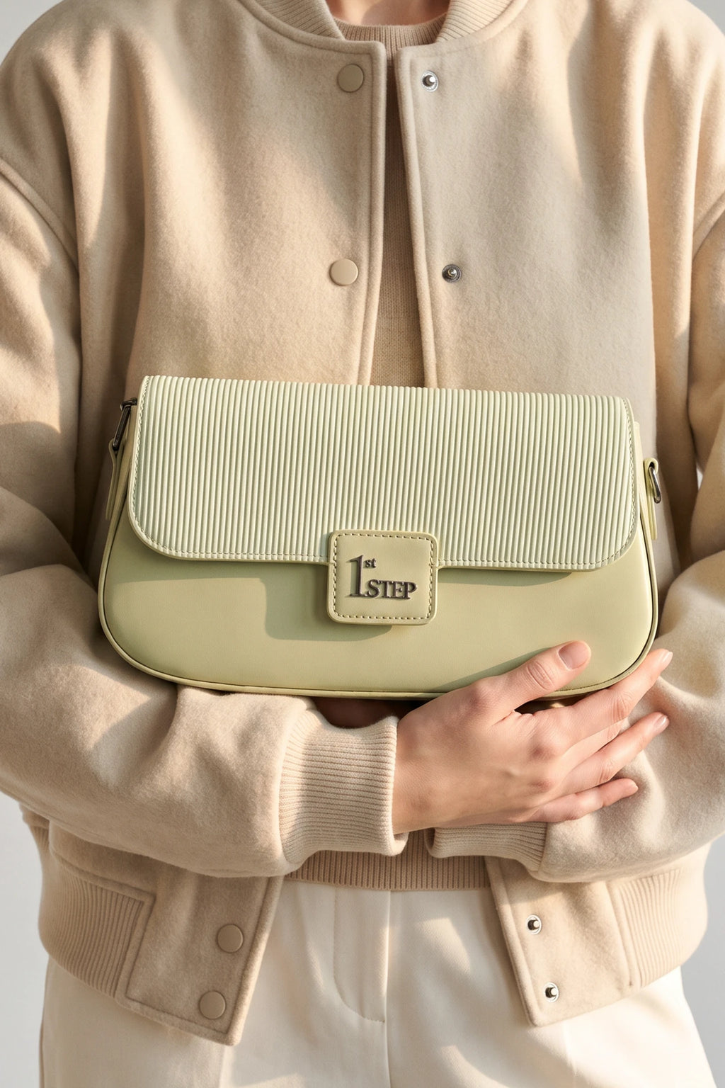 Casual Hand Bag Light Green 0322183