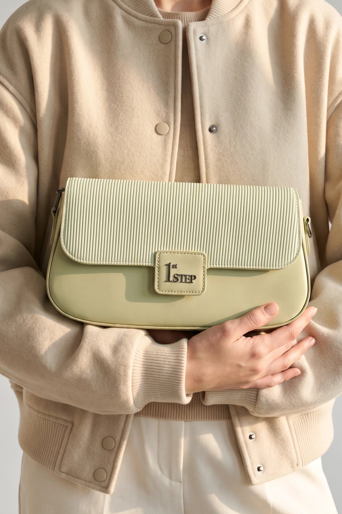 Casual Hand Bag Light Green 0322183