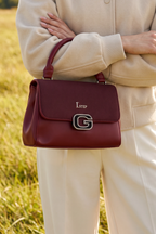 Casual Hand Bag Mahroon 0322184
