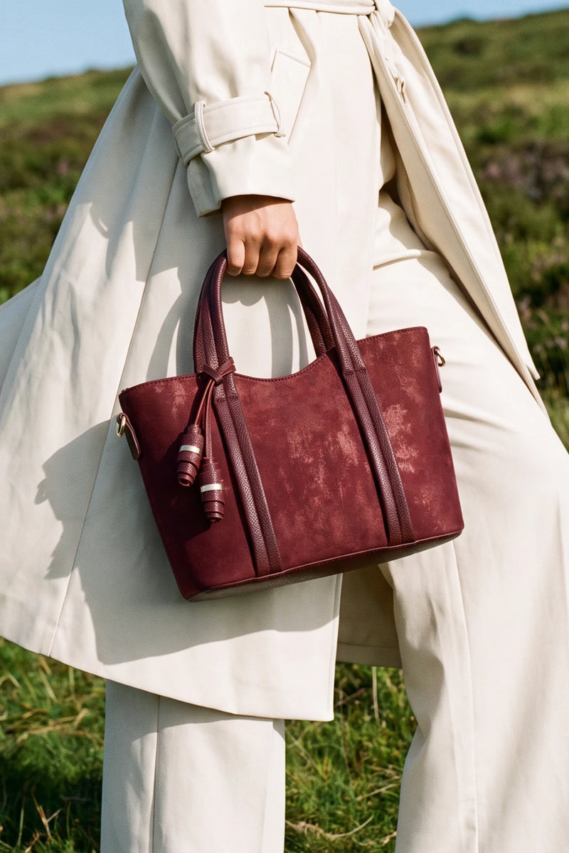 Casual Hand Bag Maroon 0322265