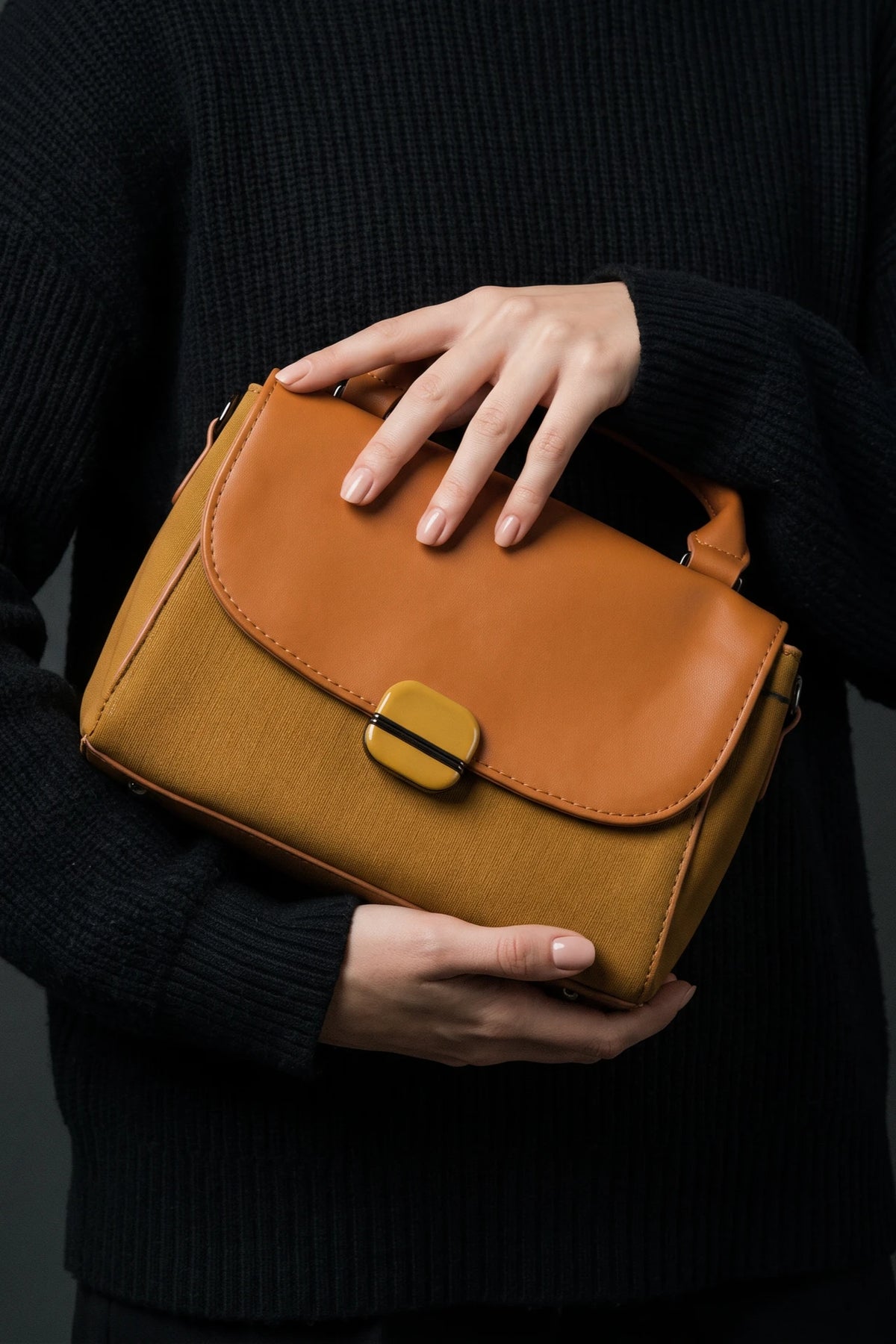 Casual Hand Bag Yellow 0322185