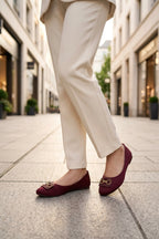 Casual Pumps Maroon 0431444