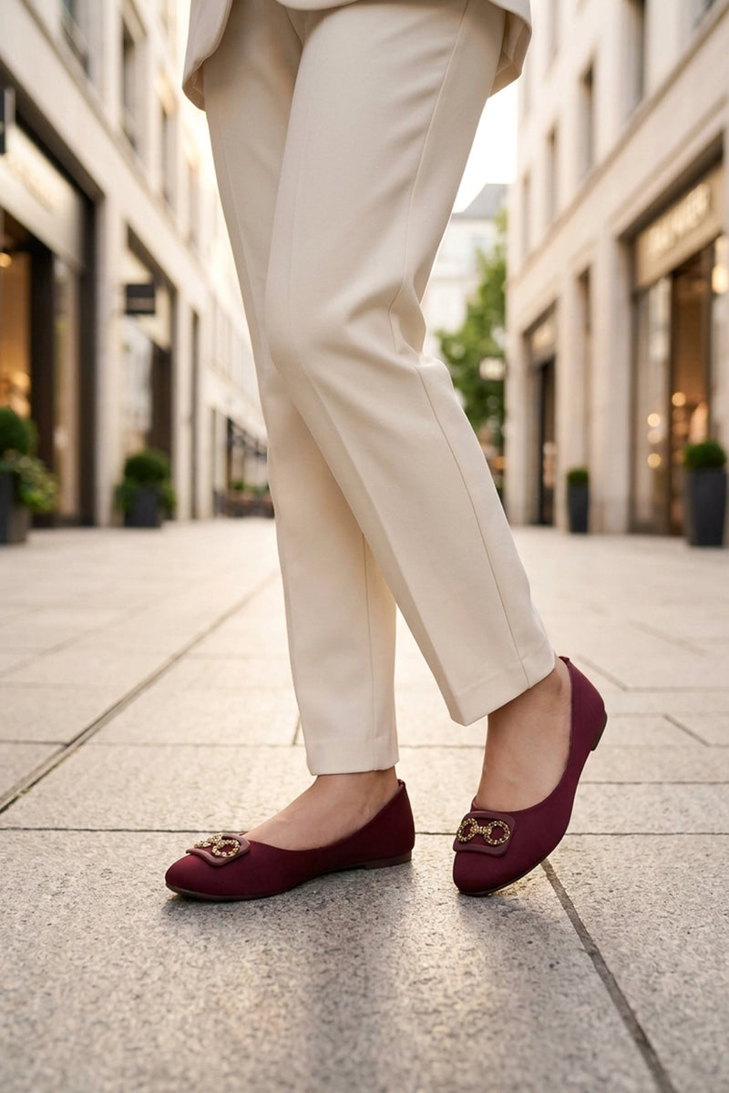 Casual Pumps Maroon 0431444
