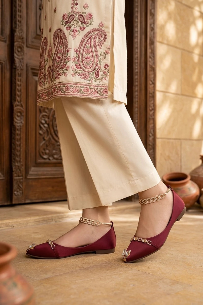 Casual Pumps Maroon 0431502