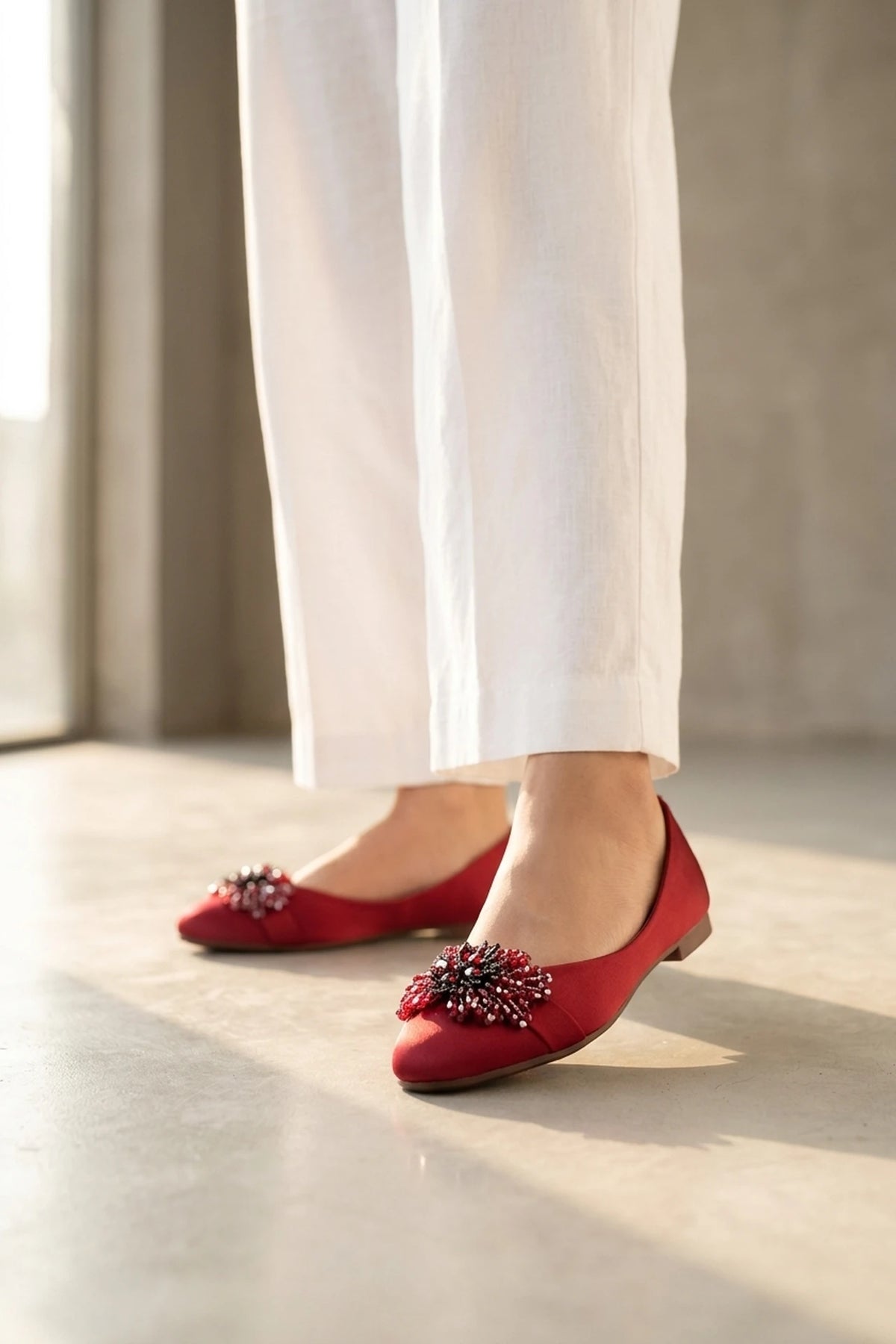 Casual Pumps Maroon 0431506