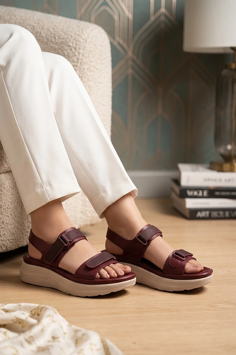 Casual Sandal Maroon 0421841