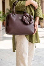 Casual Shoulder Bag Dark Brown 0331764