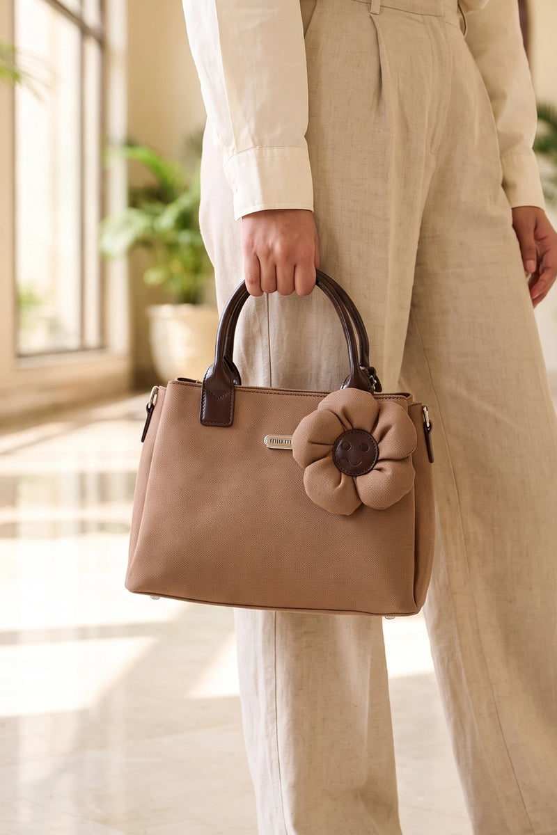 Casual Shoulder Bag Khaki 0331764