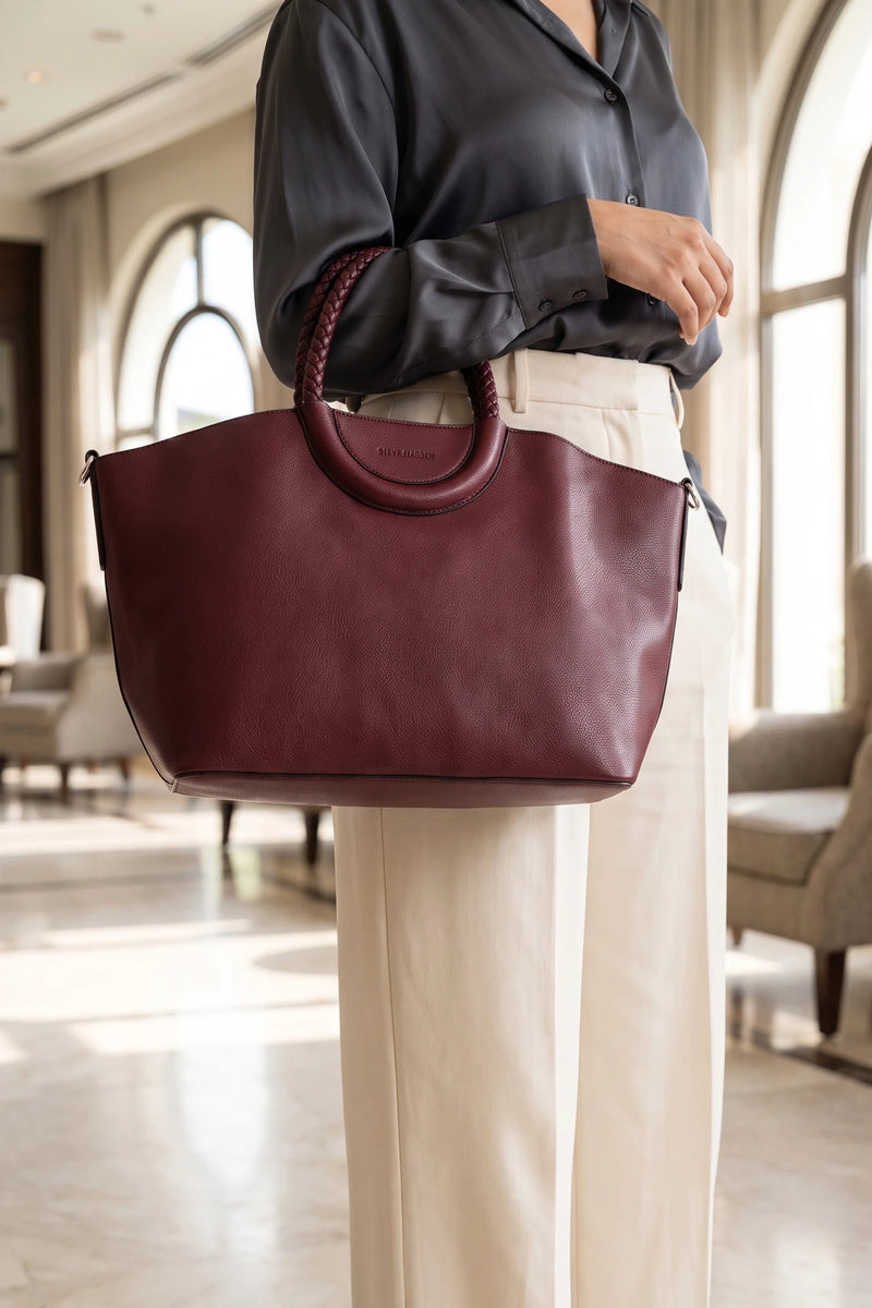 Casual Shoulder Bag Maroon 0331768
