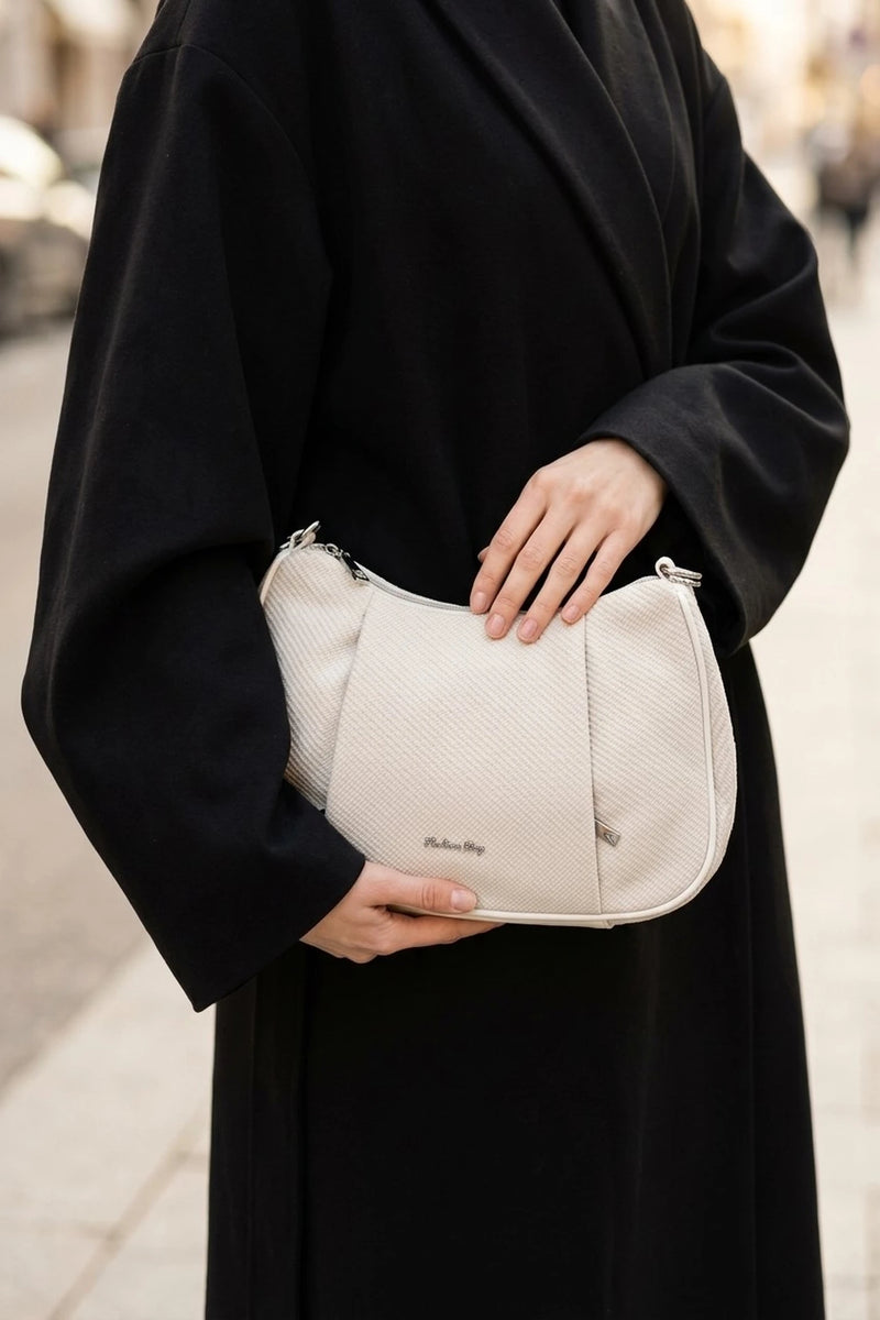 Casual Shoulder Bag White 0331746