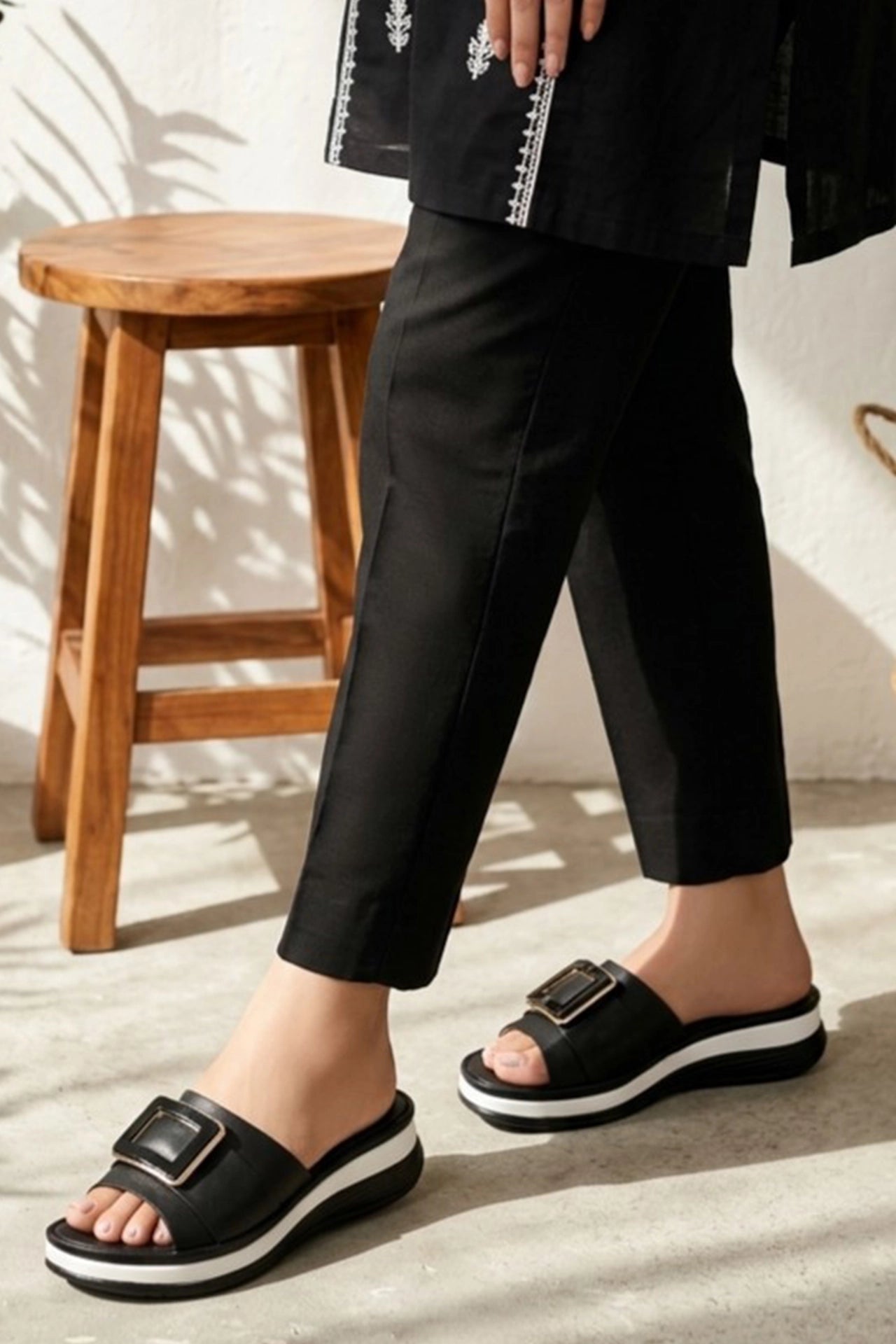 Casual Slipper Black 0414028
