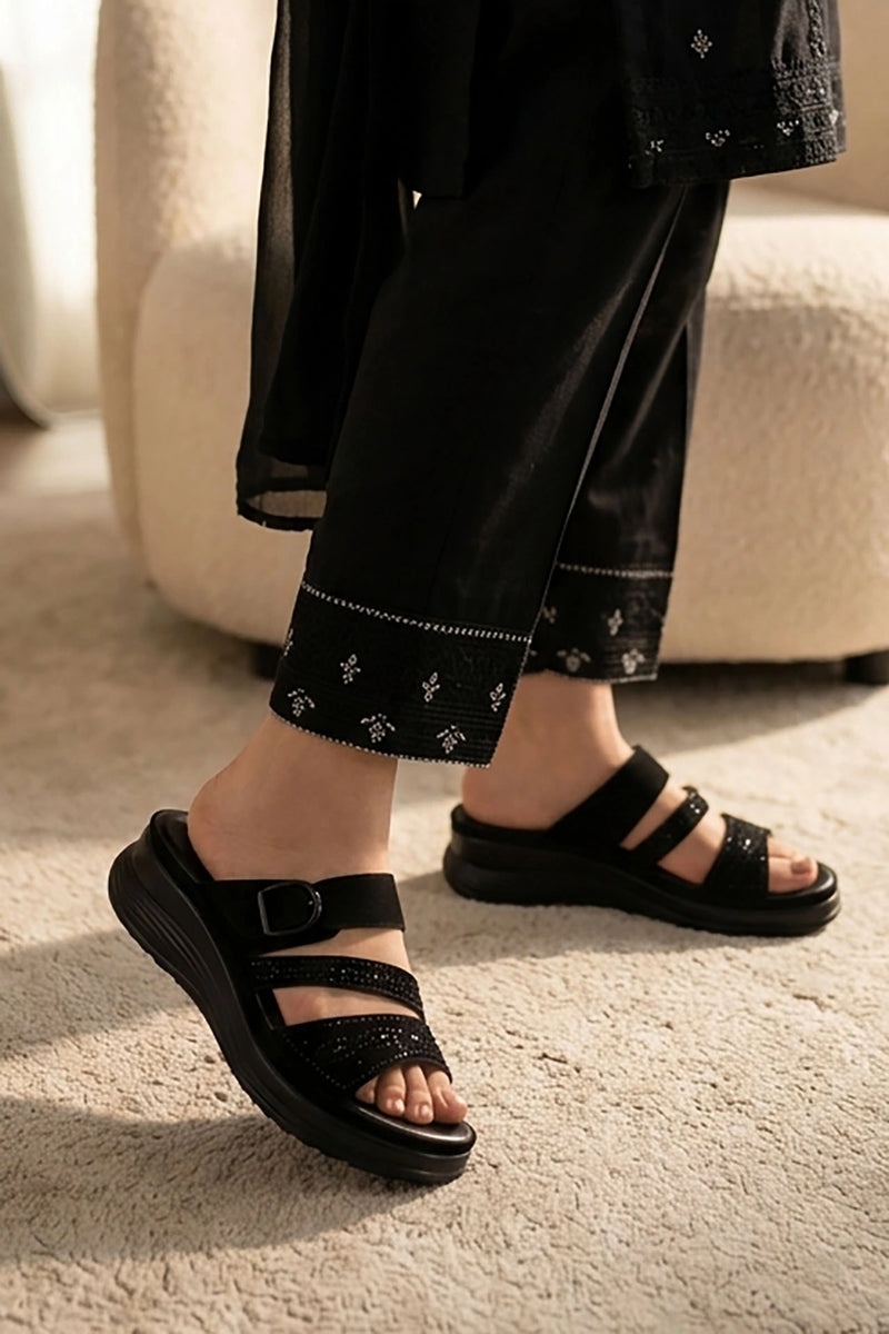 Casual Slipper Black 0414031