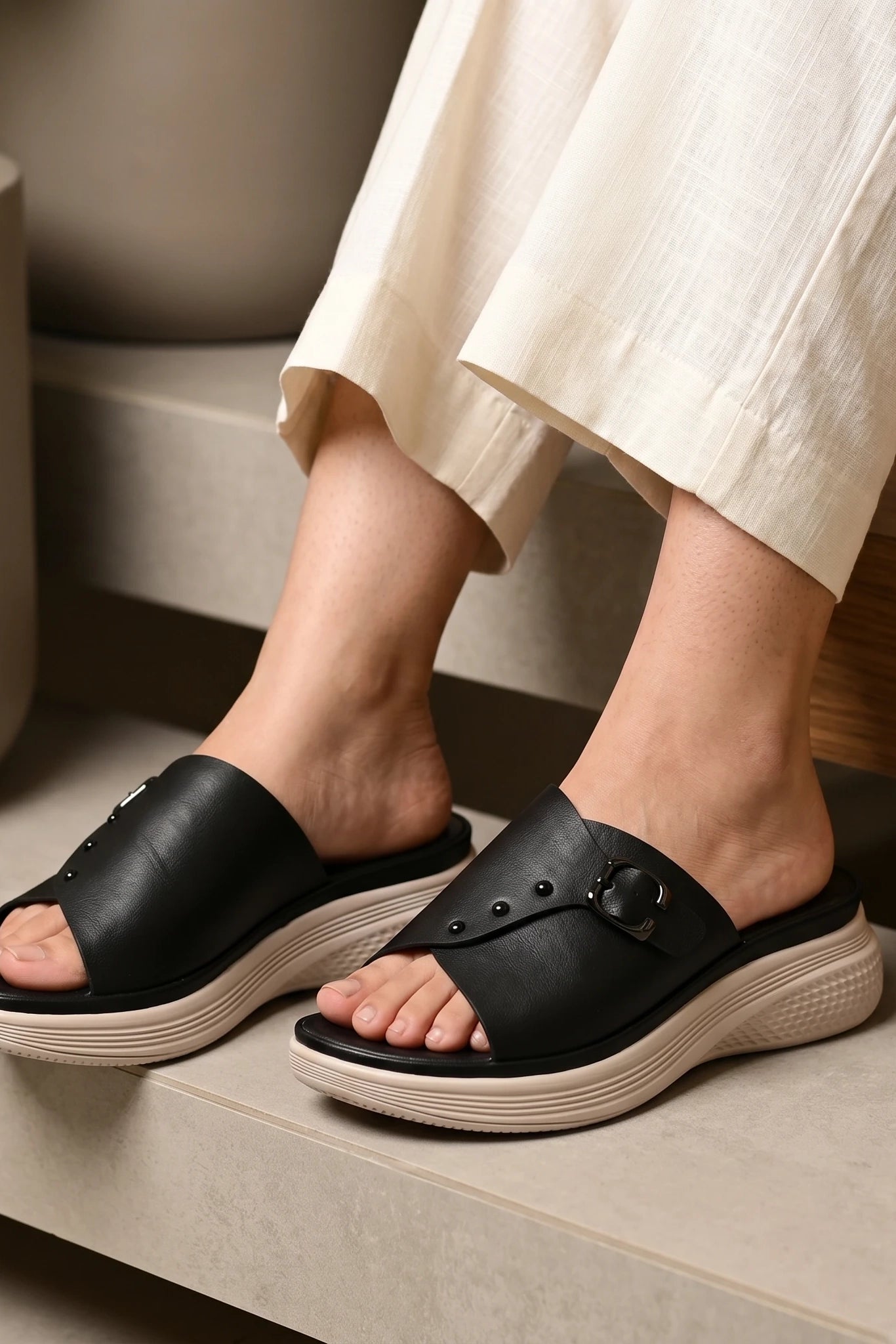 Casual Slipper Black 0414043