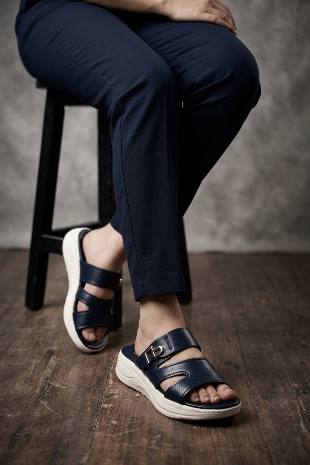 Casual Slipper Blue 0414001