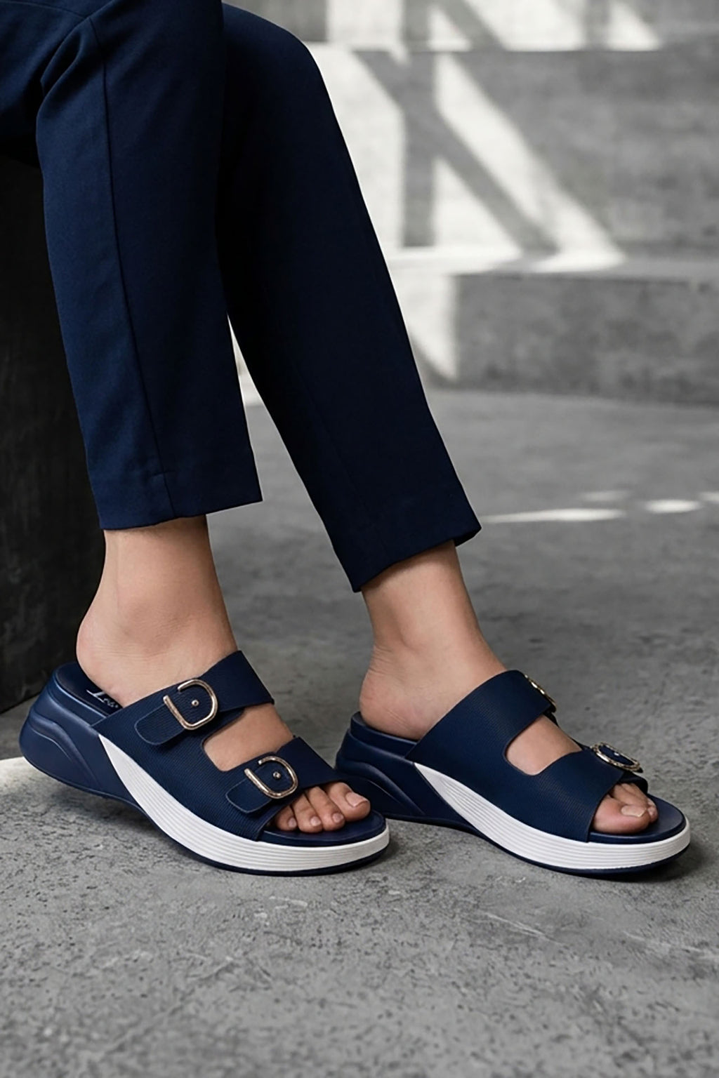 Casual Slipper Blue 0414010