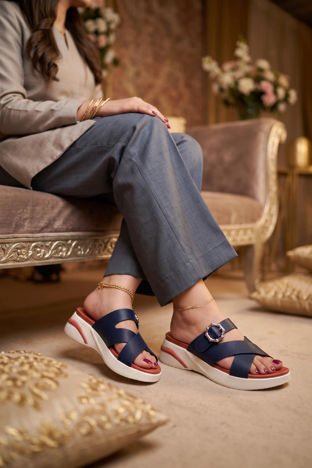 Casual Slipper Blue 0414066
