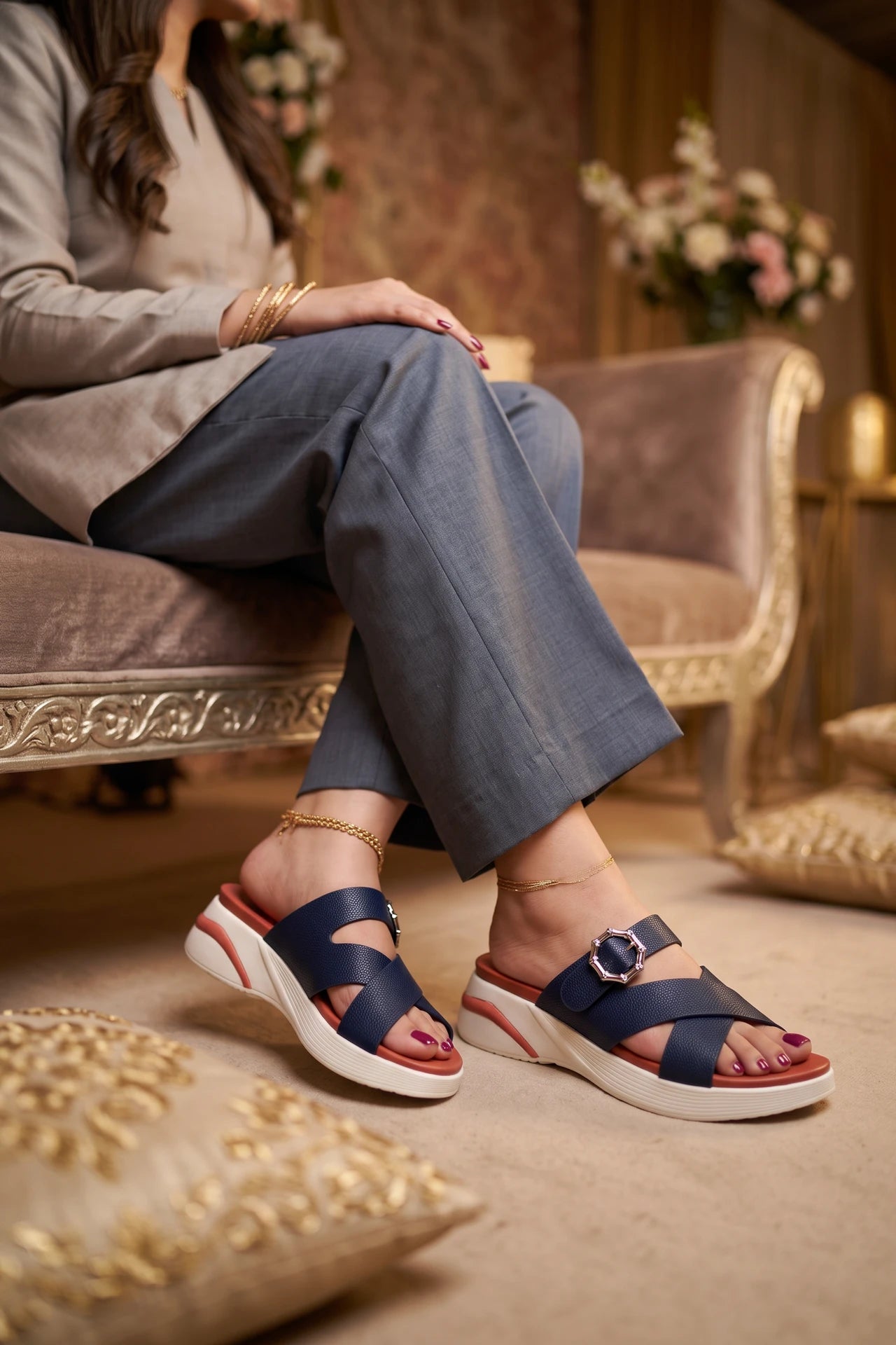 Casual Slipper Blue 0414066