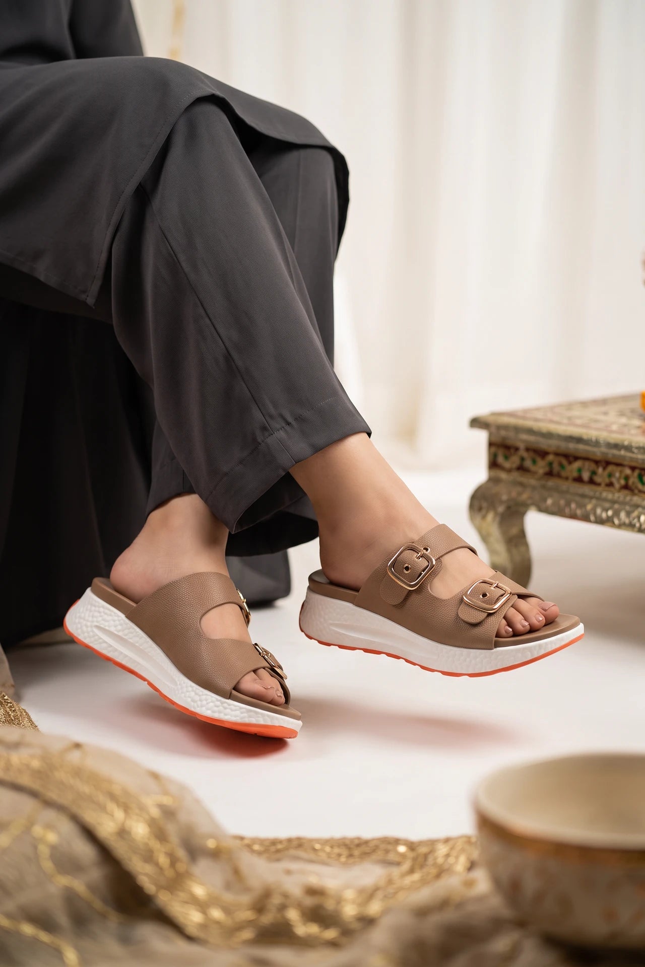 Casual Slipper Brown 0414059