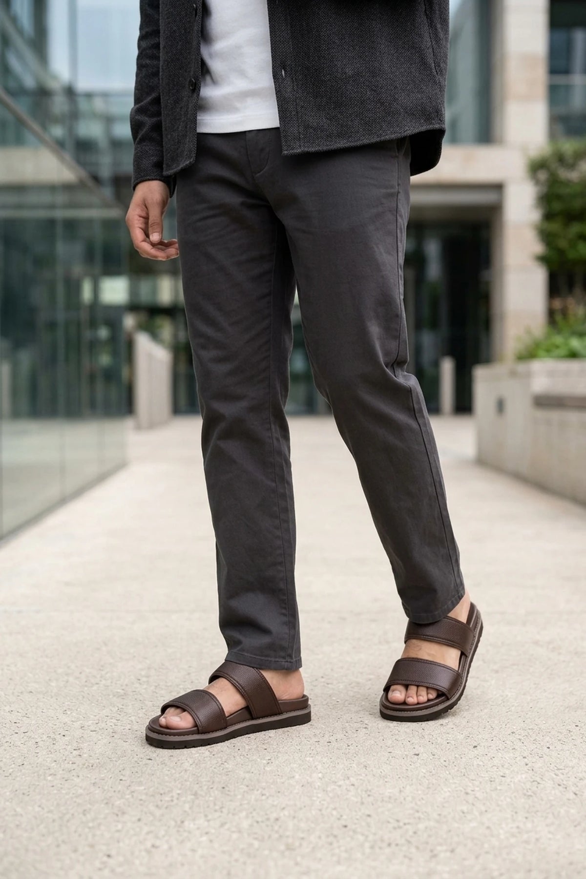Casual Slipper Dark Brown 0151392