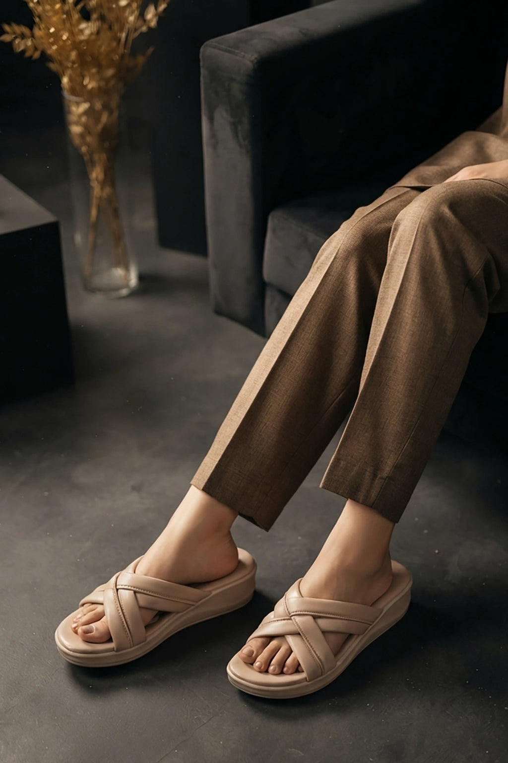 Casual Slipper Fawn 0413942