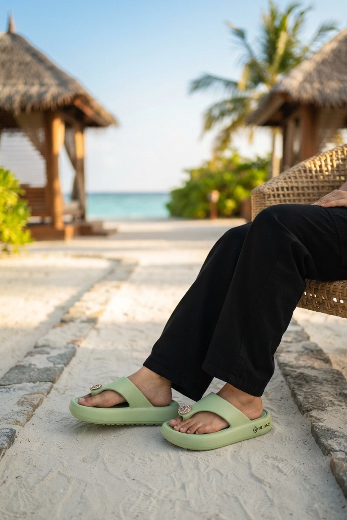 Casual Slipper Green 0413401
