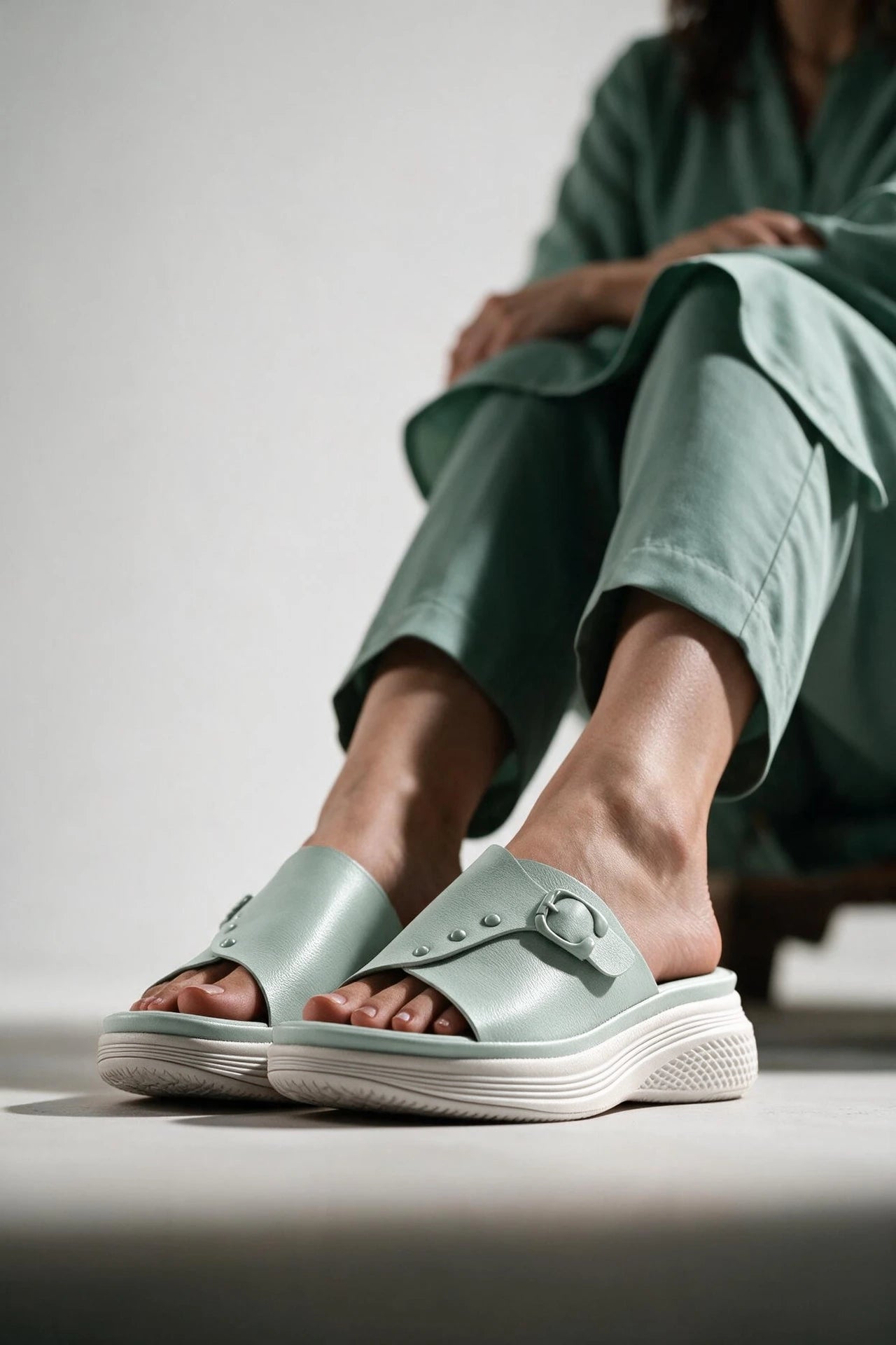 Casual Slipper Green 0414043