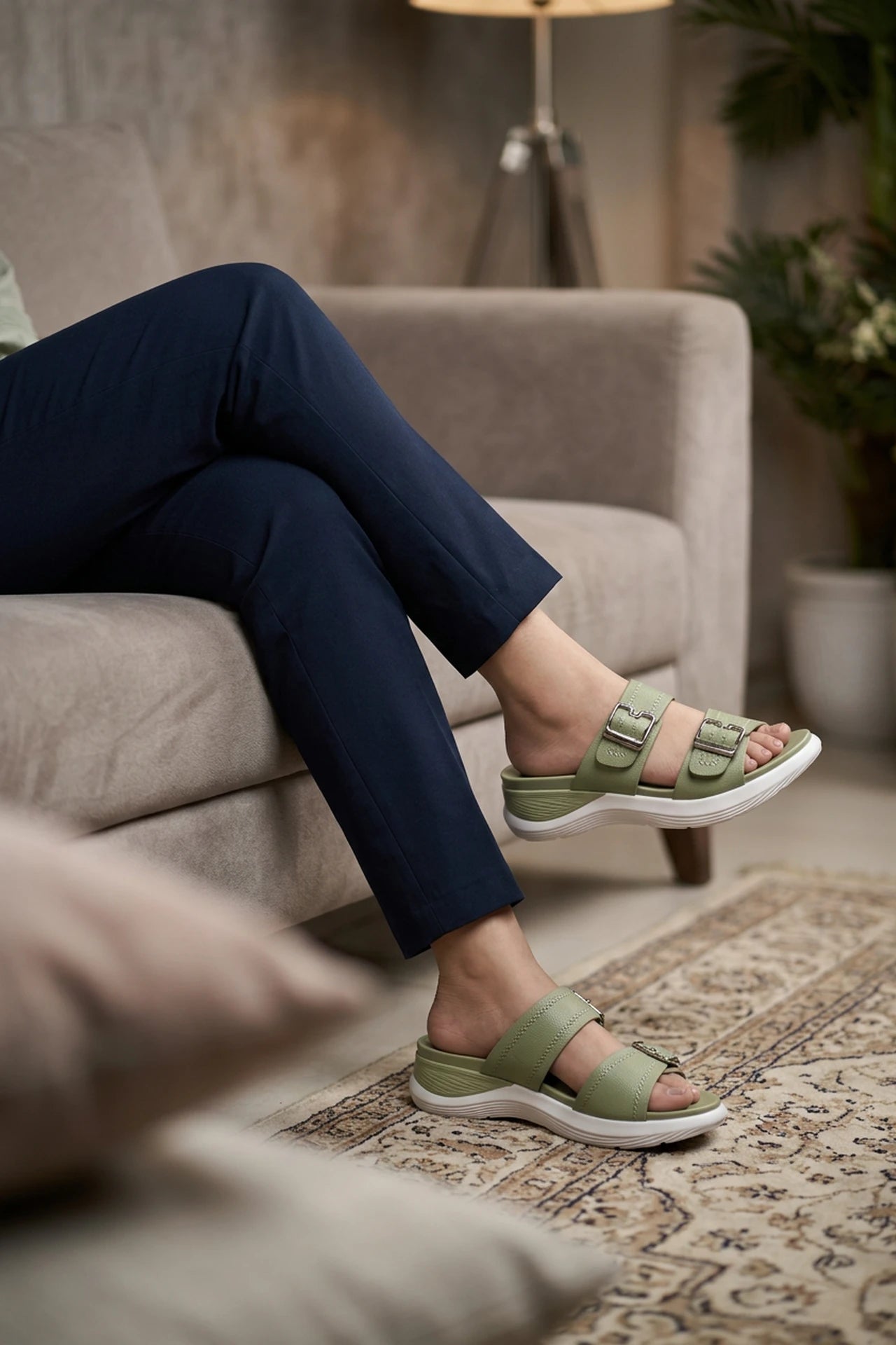 Casual Slipper Green 0414062