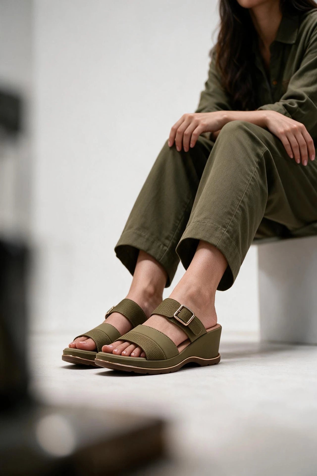 Casual Slipper Green 0414072