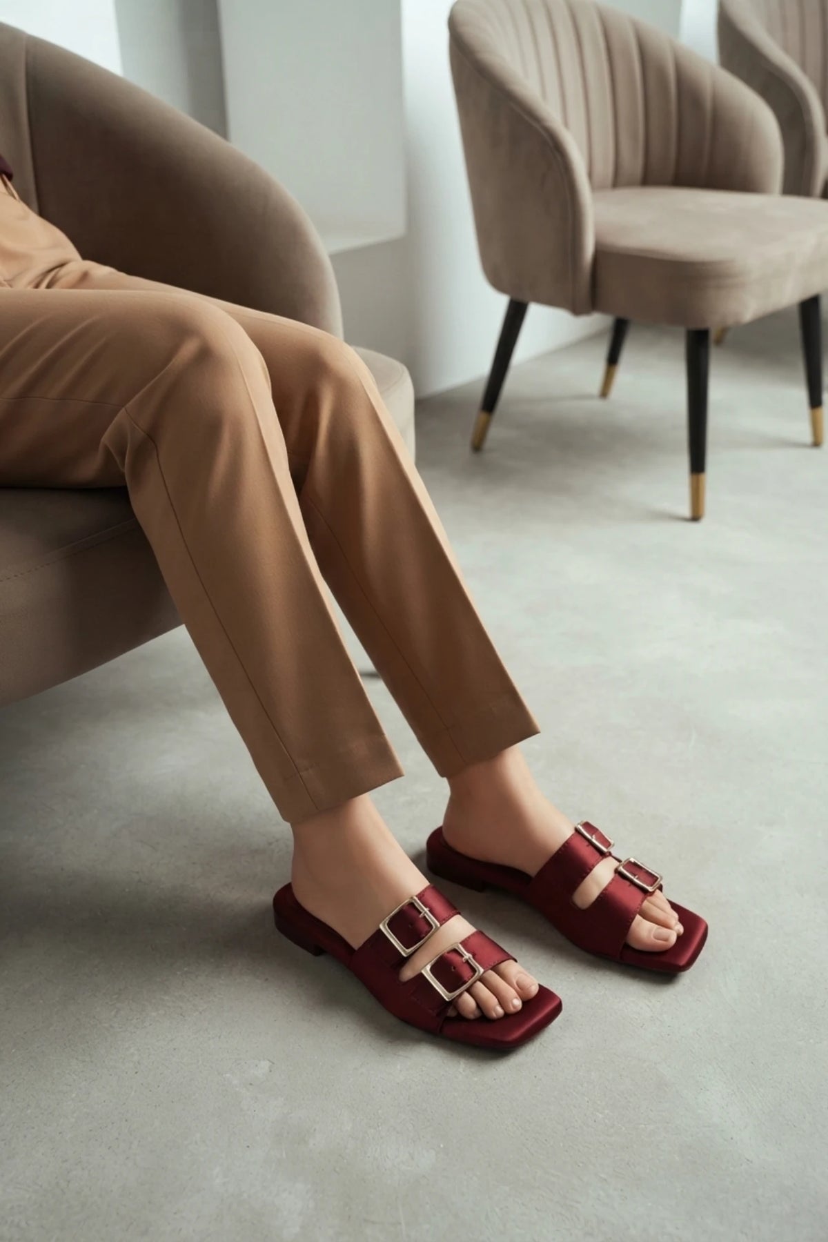 Casual Slipper Maroon 0413828