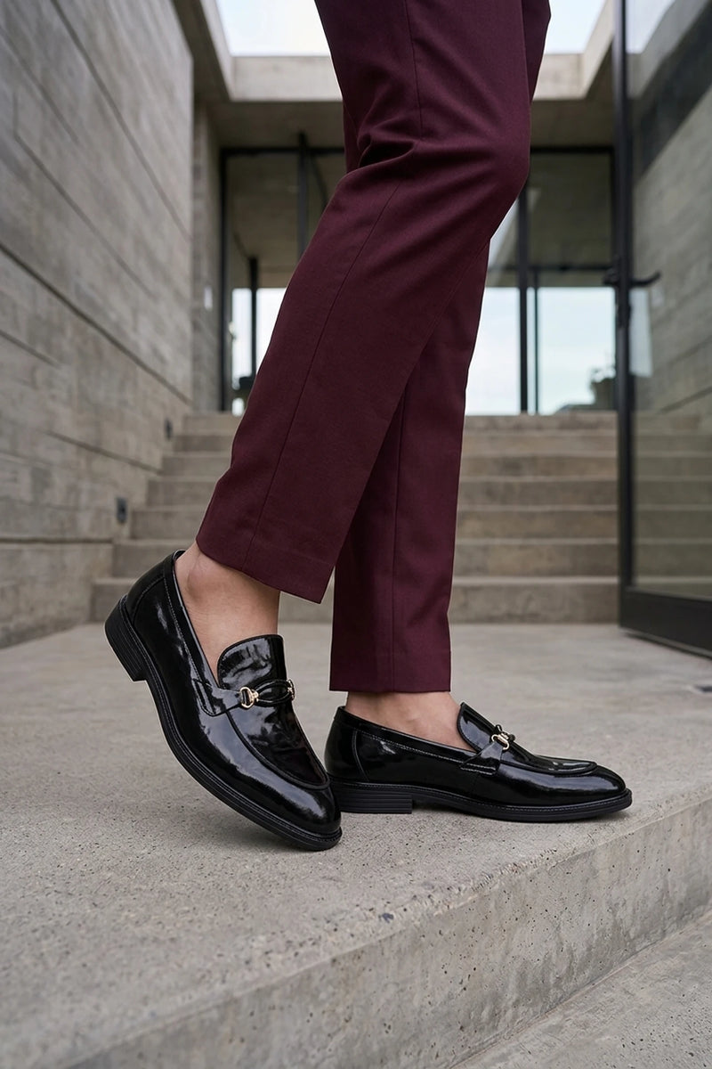 Chester Black Loafer Dress Shoes 0111241