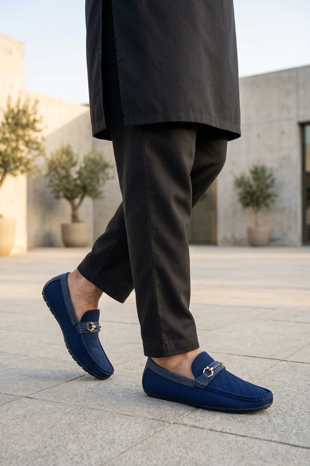 Ellis Blue Classic Loafers 0130823