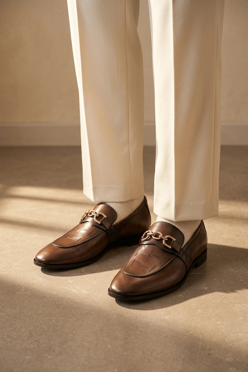 Everest Brown Suit Shoes 0111284