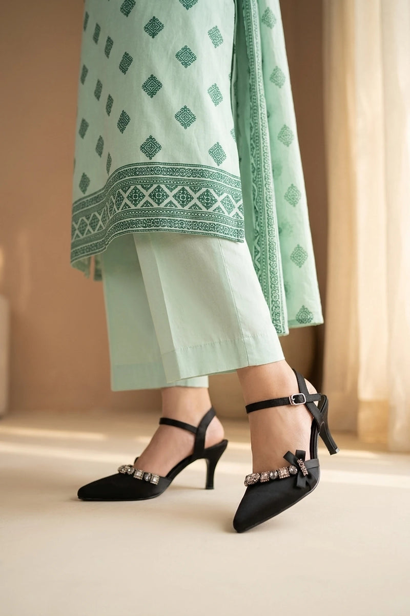 Fancy Court Shoes Black 0450230