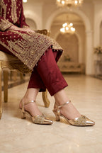 Fancy Court Shoes Golden 0450076