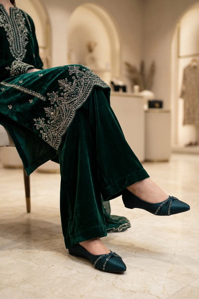 Fancy Pumps Green 0431448