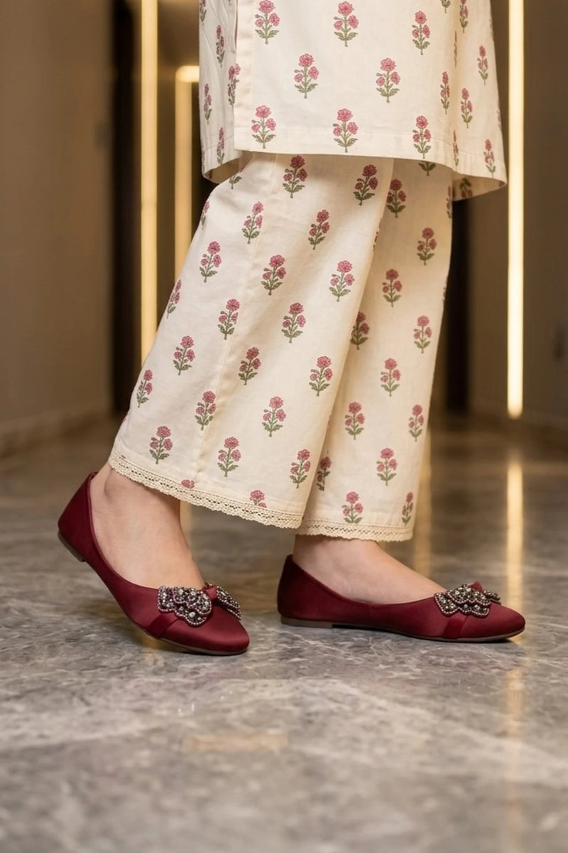 Fancy Pumps Maroon 0431468