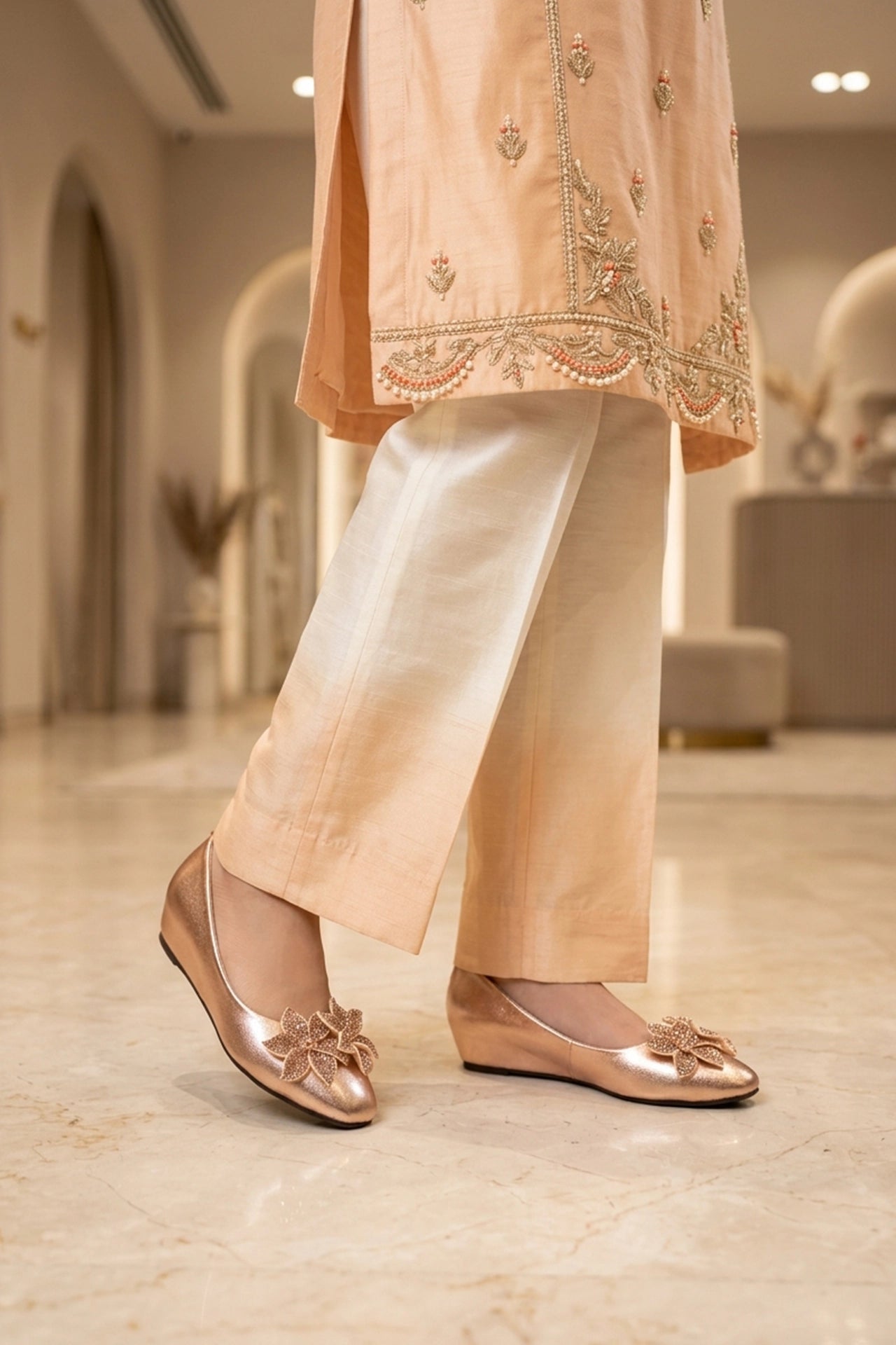 Fancy Pumps Peach 0431386
