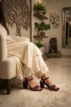 Fancy Sandal Maroon 0421750
