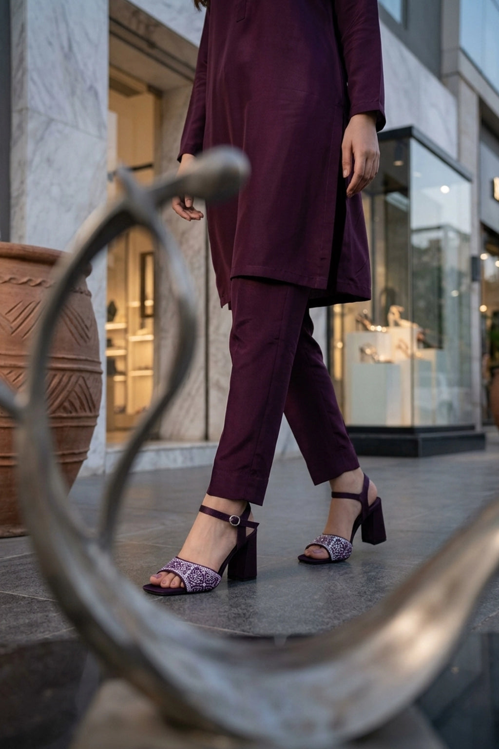 Fancy Sandal Purple 0421756