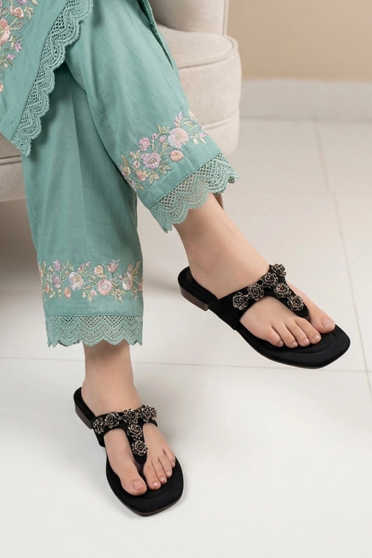 Fancy Slipper Black 0413675