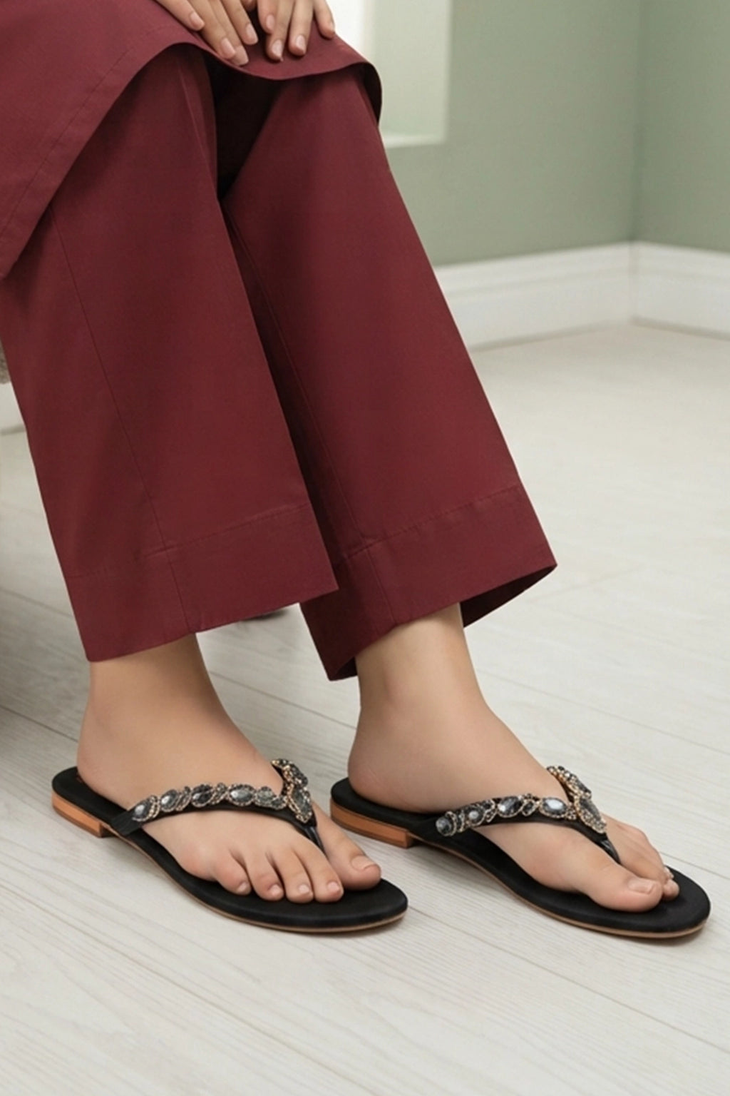 Fancy Slipper Black 0413712