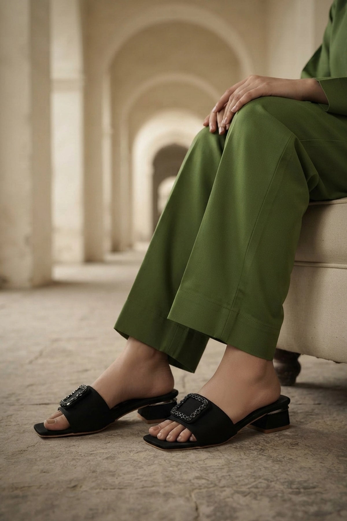 Fancy Slipper Black 0413771
