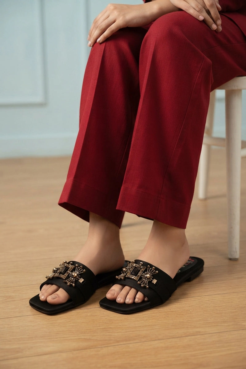 Fancy Slipper Black 0413798